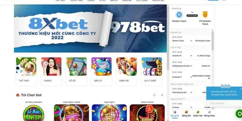 8XBET - Link Đăng Nhập Nhà Cái 8xbet.com Chính Thức 2025 7 Nhà cái 8Xbet đã đầu tư rất lớn vào thiết kế giao diện ấn tượng, bắt mắt.